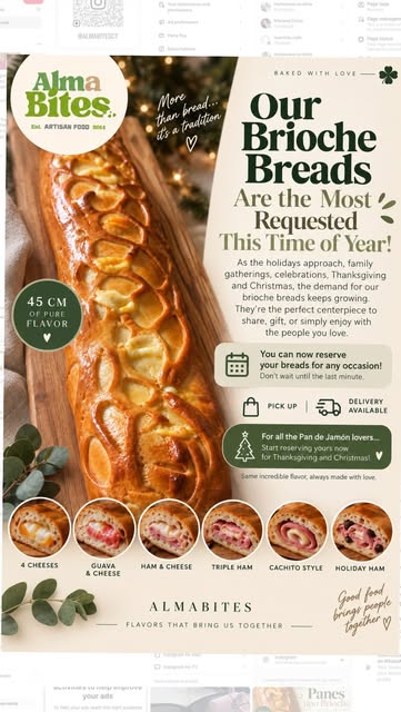 AlmaBites filled brioche bread